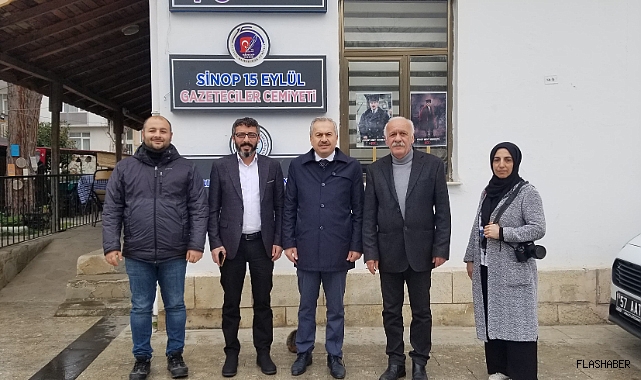 KÖKSALAN’DAN 15 EYLÜL GAZETECİLER CEMİYETİNE VEDA ZİYARETİ! 