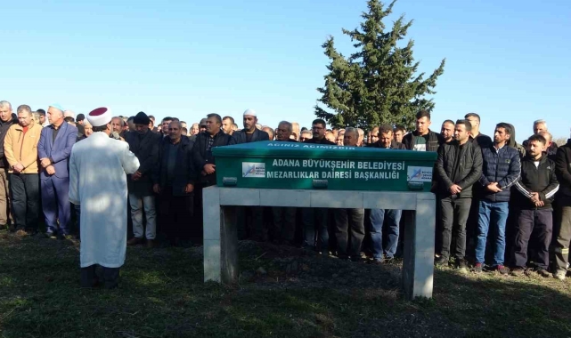 Kozan'da arkadaşı tarafından öldürülen Mustafa Hakkulu son yolculuğuna uğurlandı