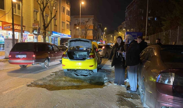 Küçükçekmece'de İSKİ'nin çalışma ardından kapatmadığı rögar kapağı kazaya neden oldu