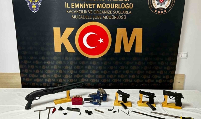 Kurusıkıdan bozma silah üreten şahıslara operasyon: 2 gözaltı