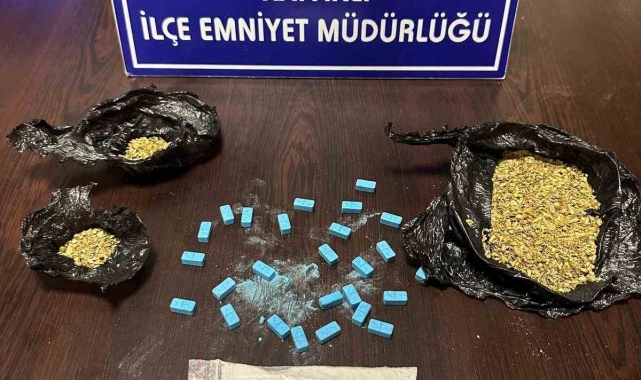 Kuş kümeslerinde uyuşturucu ele geçirildi