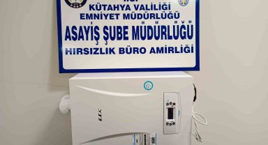 Kütahya'da çalınan 3 kombiden 1'i ele geçirildi