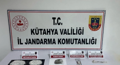 Kütahya'da durdurulan araçta uyuşturucu ele geçirildi: 2 şüpheli tutuklandı
