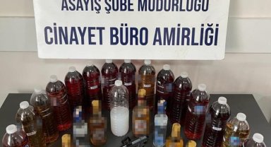 Kütahya'da kaçak alkol ve silah ele geçirildi