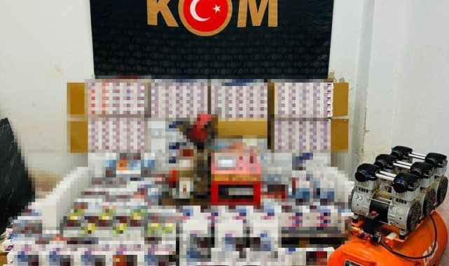 Kütahya'da kaçak sigara operasyonu: 108 bin 200 adet makaron ele geçirildi