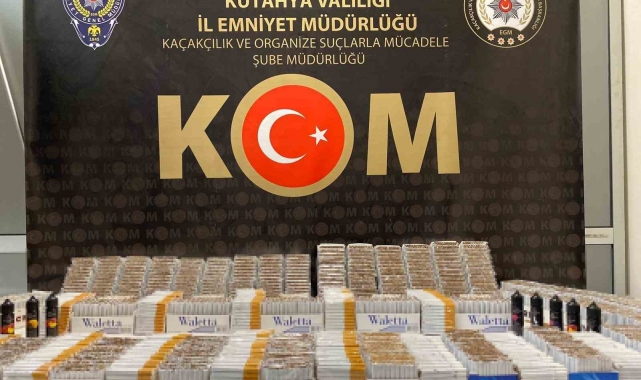 Kütahya'da kaçak tütün operasyonu: 13 gözaltı