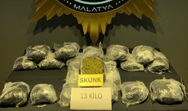 Malatya Tren Garı'nda uyuşturucu operasyonu