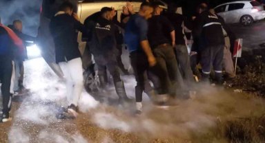 Manisa'da iki otomobil kafa kafaya çarpıştı: 7 yaralı