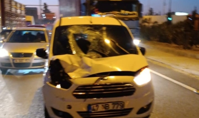 Mardin'de trafik kazası: 1 ağır yaralı