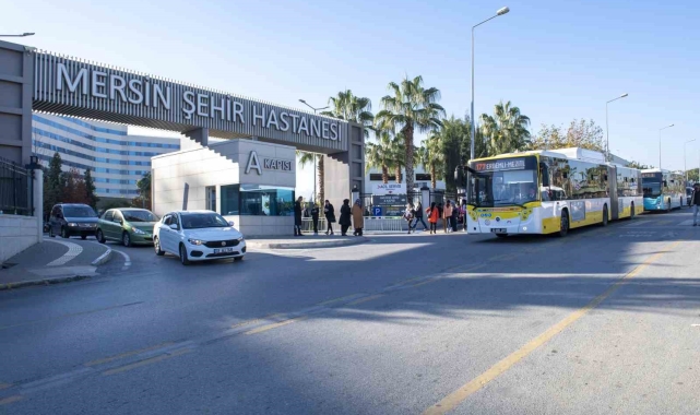 Mersin Büyükşehir Belediyesinden Şehir Hastanesi'ne 2 yeni hat: 177 ve 13