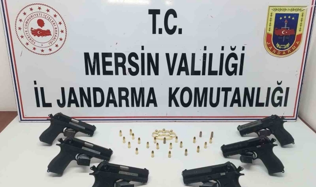 Mersin'de silah kaçakçılığı yapan şüpheli yakalandı