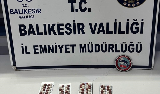 Montunun cebinde 54 adet uyuşturucu hap ele geçirildi