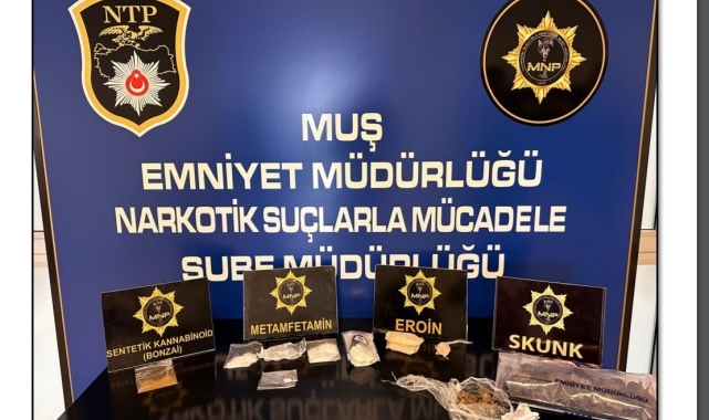 Muş'ta uyuşturucu operasyonu: 8 gözaltı