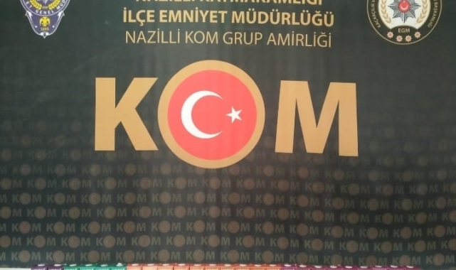 Nazilli polisi gümrük kaçakçılığına geçit vermedi