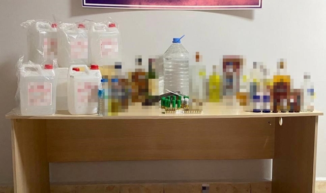Nevşehir'de yılbaşı öncesi kaçak alkol operasyonu