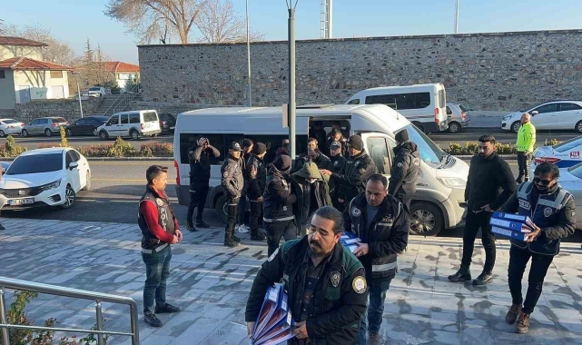 Nevşehir'deki narkotik operasyonunda 32 şüpheli adliyeye sevk edildi