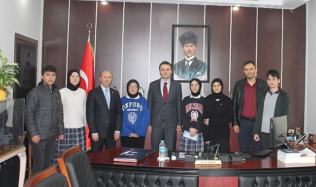 ÖĞRENCİLERDEN KAYMAKAM ARABACI’YA ZİYARET!