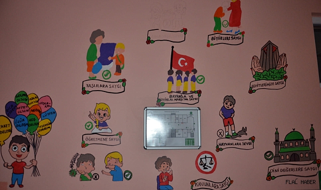 OKUL KORİDORLARI ARTIK DAHA CANLI!