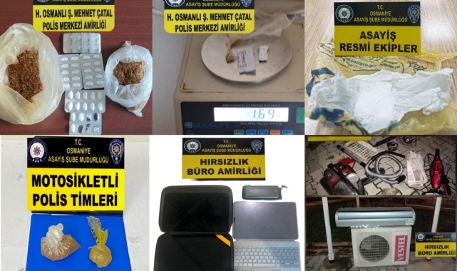 Osmaniye'de asayiş uygulamaları: 21 tutuklama