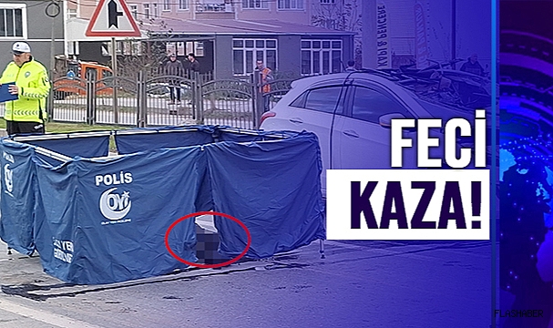 OTOMOBİL BİSİKLETE ÇARPTI!