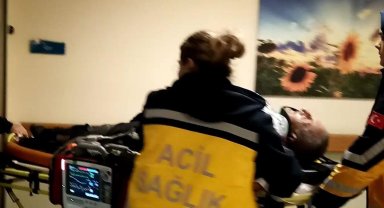 Otomobilin çarptığı yaşlı adam ağır yaralandı