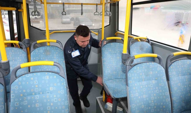 Özel halk otobüsleri denetlendi