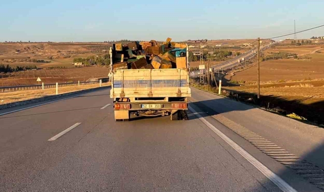 Patlak lastikle kilometrelerce yol kat etti