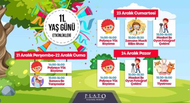 Plato AVM 11. Yaş Günü Etkinlikleri