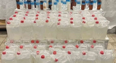 Polis kaçak alkol üreten şahsı yaptığı çalışmayla yakaladı