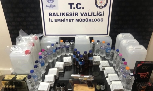Polisten sahte içki operasyonu