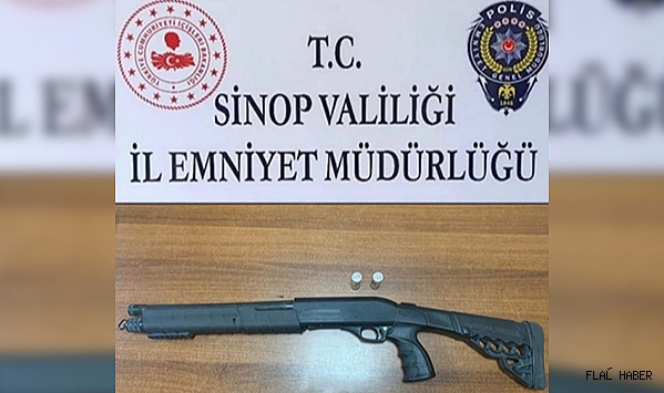 RUHSATSIZ TÜFEK ELE GEÇİRİLDİ!
