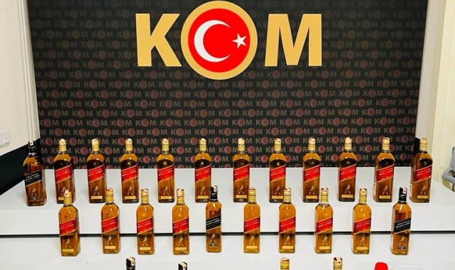Sahte alkol operasyonunda bir kişi yakalandı