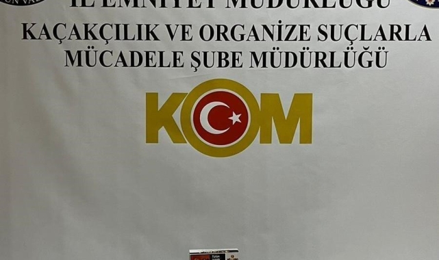 Samsun'da 3 bin 60 adet makaron ele geçirildi