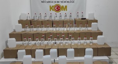 Samsun'da 895 litre etil alkol ele geçirildi