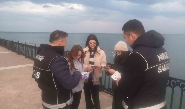 Samsun'da bin 545 kişiye Narkonokta bilgilendirmesi