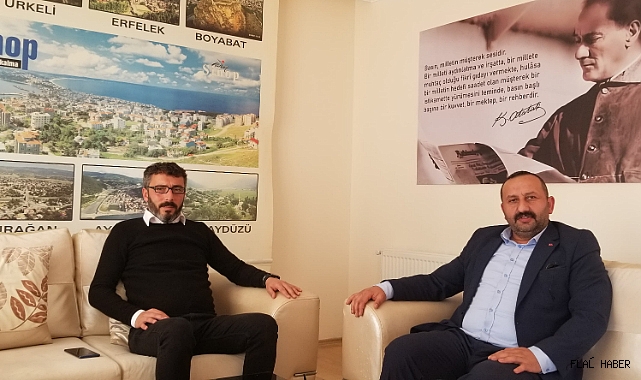 ŞANLAN’DAN AJANS SİNOP’A ZİYARET!