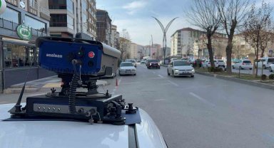 Şehir merkezinde araçlar MPTS ile denetleniyor