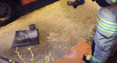 Siirt'te açık unutulan fritöz yangına neden oldu