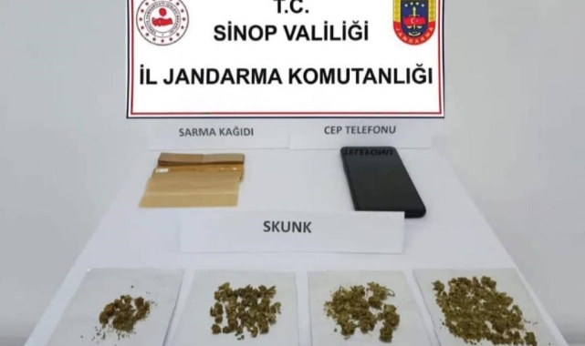 Sinop'ta uyuşturucu operasyonu: 1 gözaltı