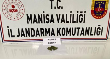 Şüphelinin üzerinden esrar çıktı