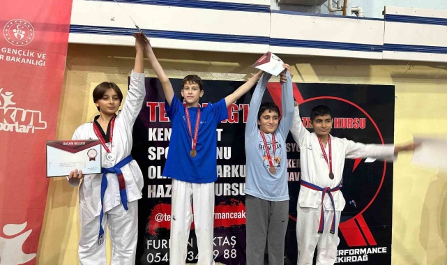 Taekwondo Tekirdağ İl Şampiyonları Malkara'dan