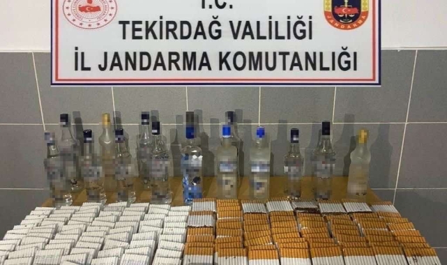 Tekirdağ'da 1 ton 200 litre sahte alkol ele geçirildi