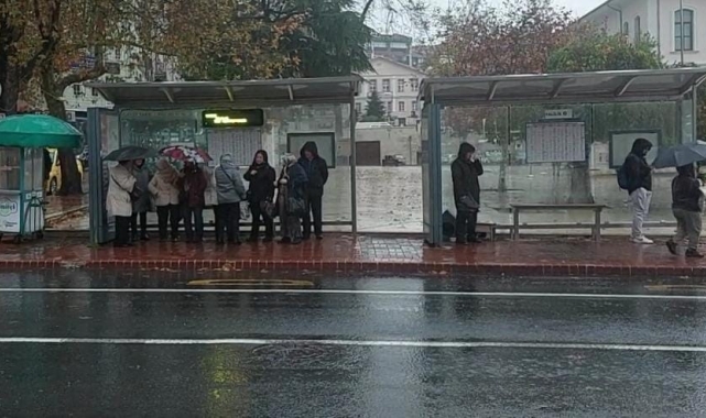 Tekirdağ'da sağanak yağış