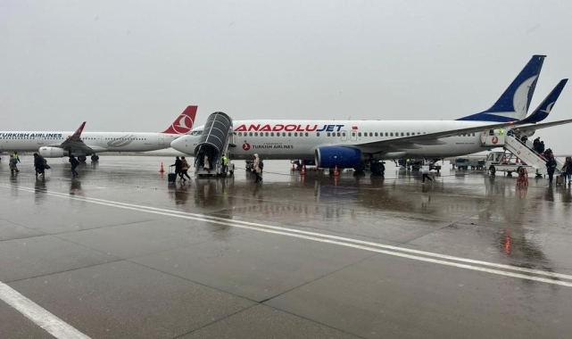 THY uçağı sis nedeniyle Şırnak'a inemedi