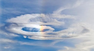 Tokat'ta mercek bulutu görüntülendi