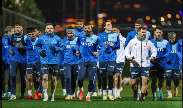 Trabzonspor, MKE Ankaragücü maçı hazırlıklarına başladı