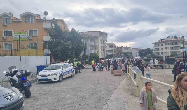 Trafik polislerinden okul çıkışlarında denetimler devam ediyor