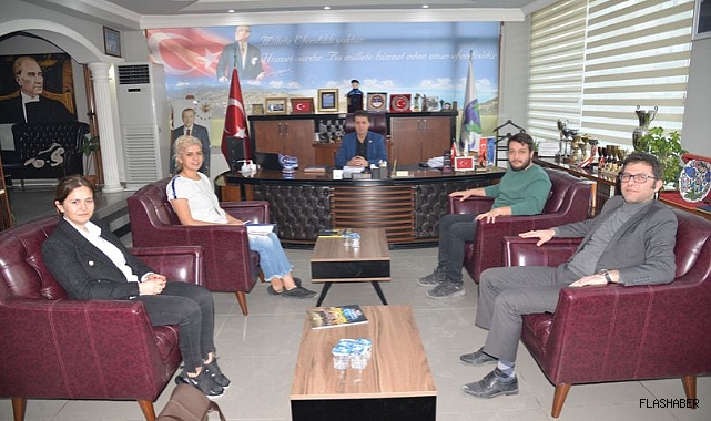 TÜRKELİ MYO YÖNETİMİNDEN BAŞKAN ŞAHİN'E ZİYARET!