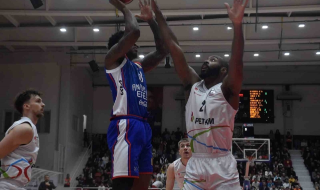 Türkiye Sigorta Basketbol Süper Ligi: Aliağa Petkimspor: 92 - A. Efes: 101