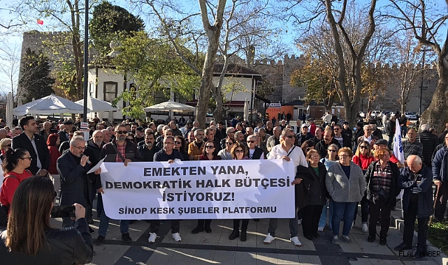 UZUN; "EMEKTEN YANA DEMOKRATİK HALK BÜTÇESİ İSTİYORUZ!"